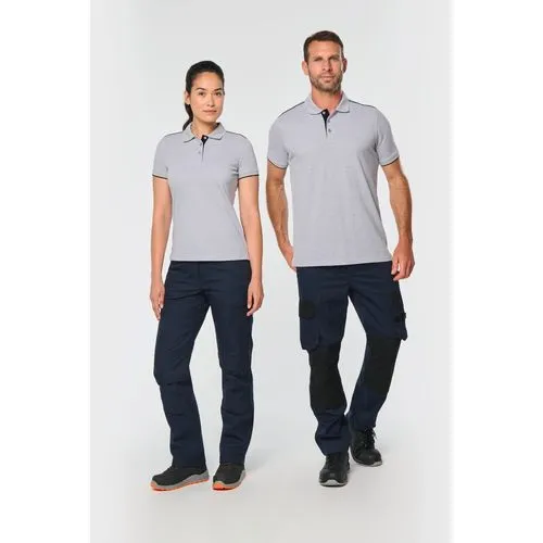 Polo Day To Day contrasté manches courtes homme