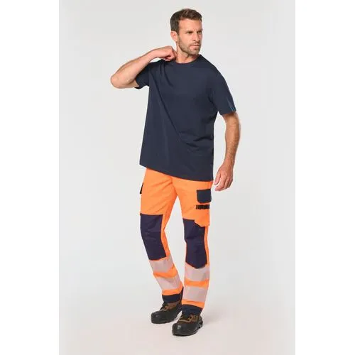 Pantalon de sécurité recyclé multipoches unisexe