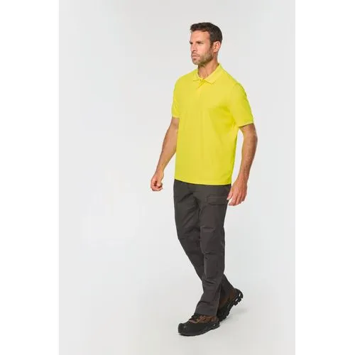 Polo unisexe écoresponsable coton/polyester
