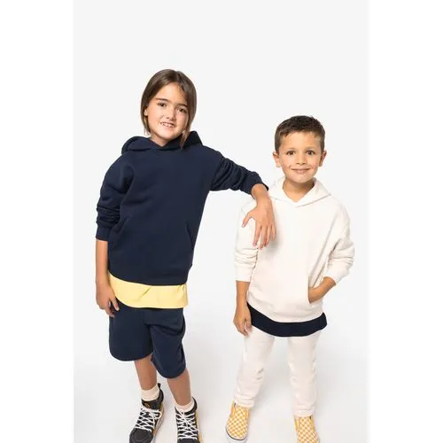 Sweat-shirt écoresponsable à capuche oversize enfant