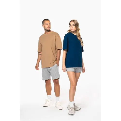 T-shirt unisexe oversize manches courtes