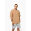 T-shirt unisexe oversize manches courtes