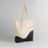 Sac fourre-tout organique à imprimé tourbillon