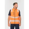 Veste softshell de sécurité recyclée avec manches détachables unisexe 9 Veste softshell de sécurité recyclée avec manches détachables unisexe