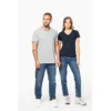 T-shirt maille piquée col V homme 10 T-shirt maille piquée col V femme