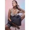 Grand sac shopping denim
