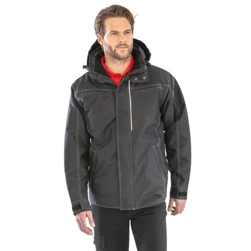 Parka robuste "effet denim"