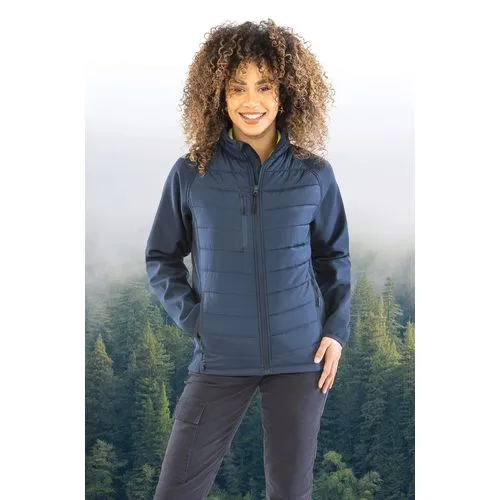 Veste softshell rembourrée black compass recyclée