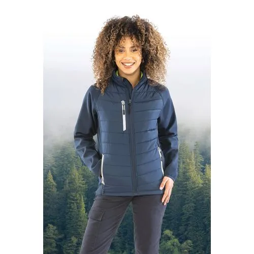 Veste softshell rembourrée black compass recyclée