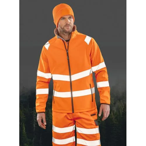 Veste softshell de sécurité recyclée