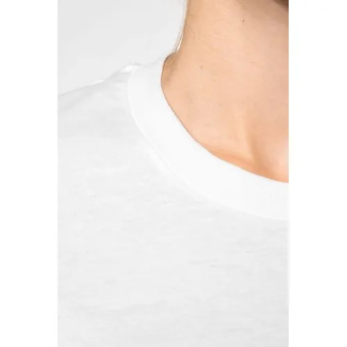 T-shirt col rond manches courtes unisexe