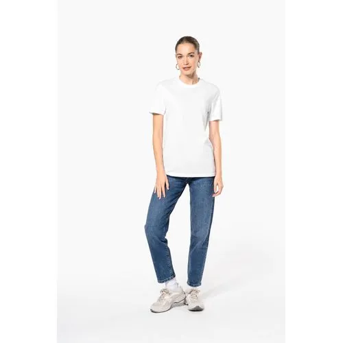 T-shirt col rond manches courtes unisexe