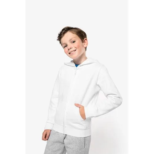 Sweat-shirt capuche zippé enfant