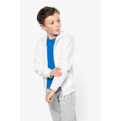 Sweat-shirt capuche zippé enfant