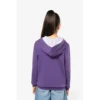 Sweat-shirt capuche contrastée enfant