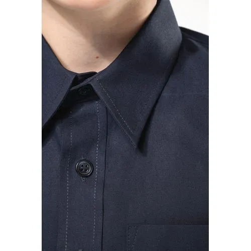 Chemise popeline manches courtes enfant