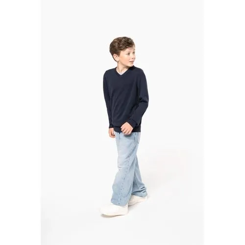 Pull col V enfant