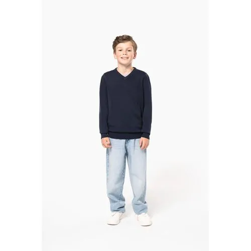 Pull col V enfant