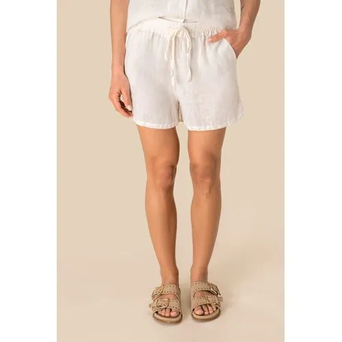 Short en lin femme