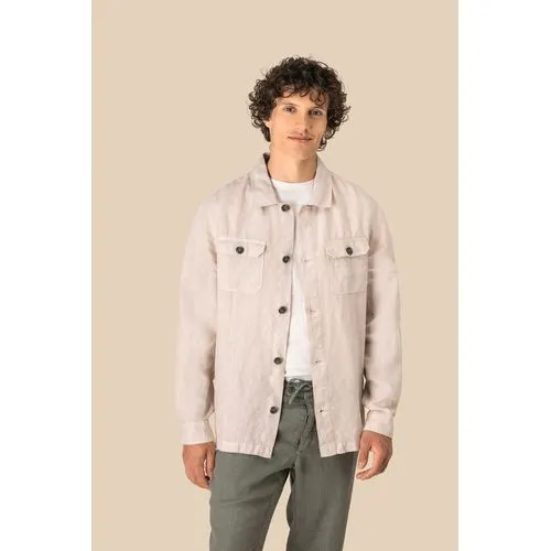 Surchemise délavée en lin homme