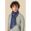 Chèche en chambray unisexe