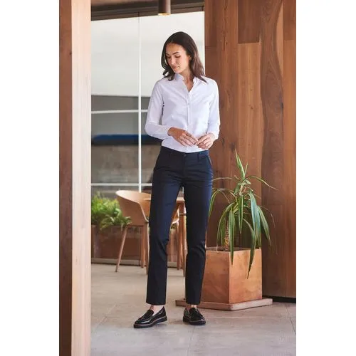 Pantalon chino femme 65/35