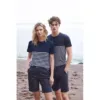 T-shirt breton à manches courtes