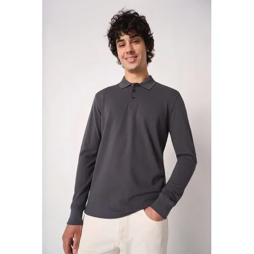 Polo piqué LSL homme