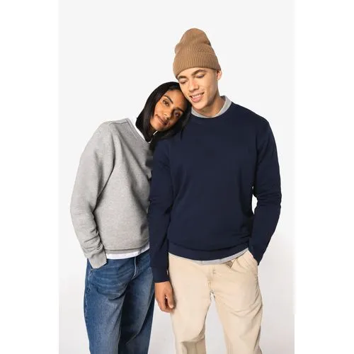 Sweat-shirt écoresponsable à col rond unisexe