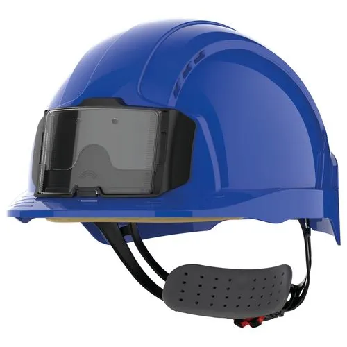 Casque de sécurité EVOLite® avec porte badge, ventilé, serrage crémaillère