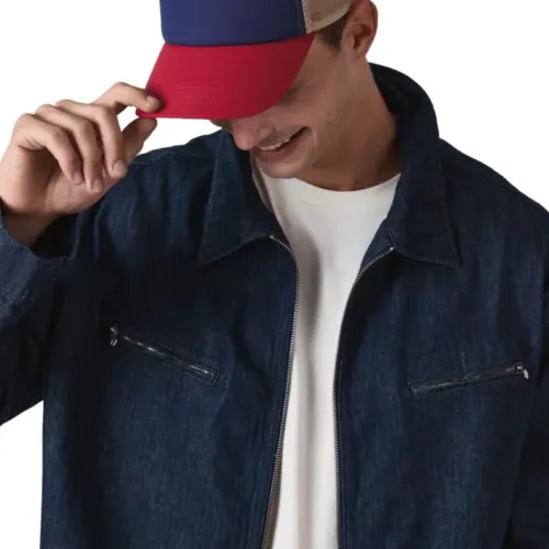 Casquette trucker 5 panneaux en coton canvas - K-up Gold Label
