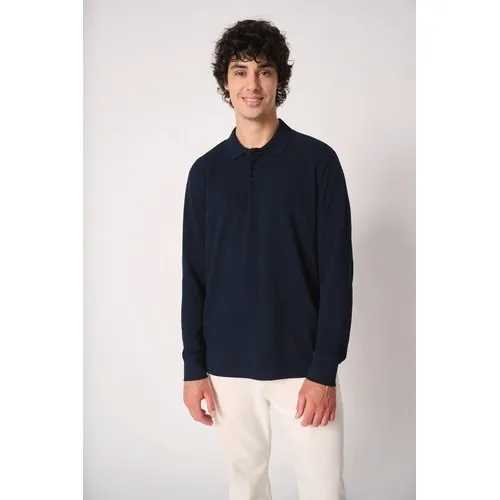 Polo piqué LSL homme