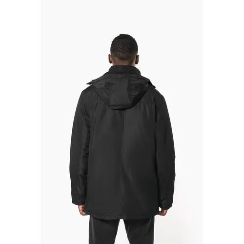 Parka avec capuche amovible homme