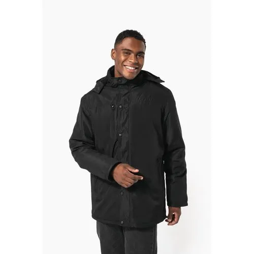 Parka avec capuche amovible homme