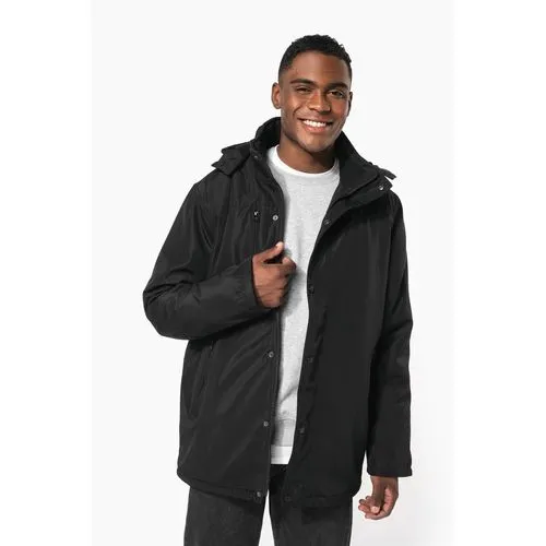 Parka avec capuche amovible homme