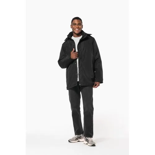 Parka avec capuche amovible homme