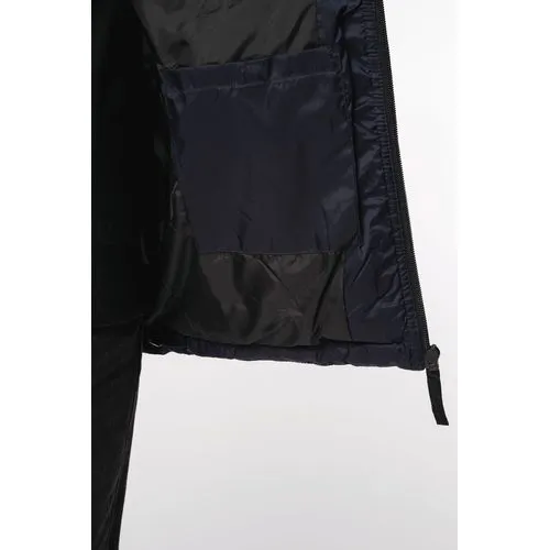 Parka matelassée à capuche bi-ton unisexe