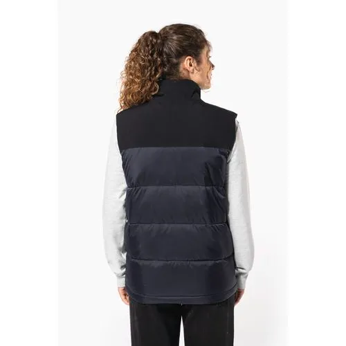Bodywarmer matelassé bi-ton unisexe