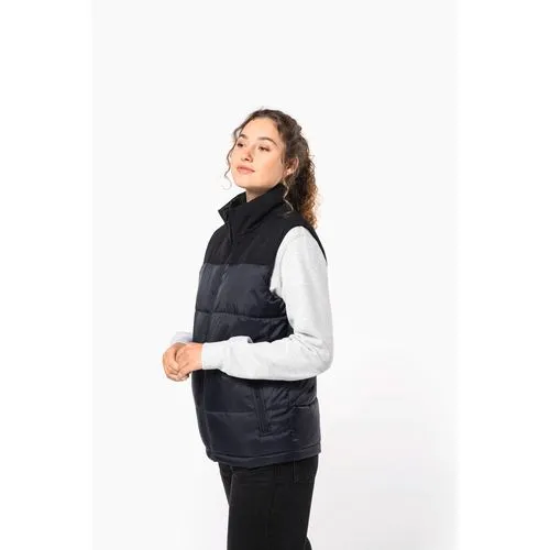 Bodywarmer matelassé bi-ton unisexe