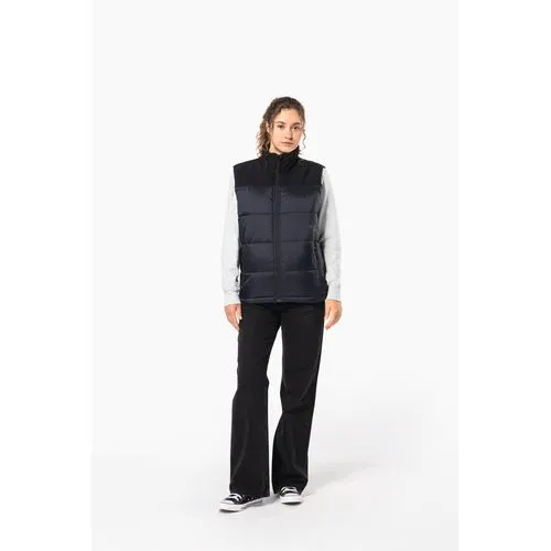 Bodywarmer matelassé bi-ton unisexe
