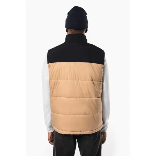 Bodywarmer matelassé bi-ton unisexe