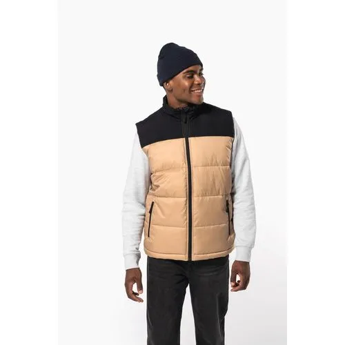 Bodywarmer matelassé bi-ton unisexe