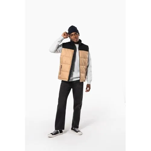 Bodywarmer matelassé bi-ton unisexe