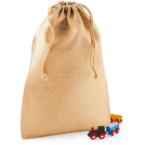 Sac à cordelette en jute