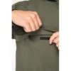 Veste coupe-vent imperméable écoresponsable quart zip unisexe