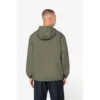 Veste coupe-vent imperméable écoresponsable quart zip unisexe