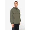 Veste coupe-vent imperméable écoresponsable quart zip unisexe