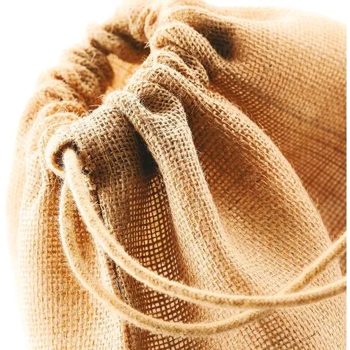 Sac à cordelette en jute