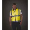 Bodywarmer softshell haute visibilité