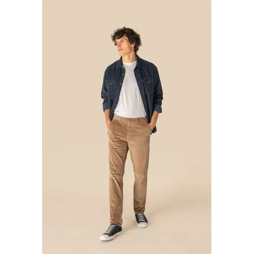 Pantalon écoresponsable en velours côtelé homme